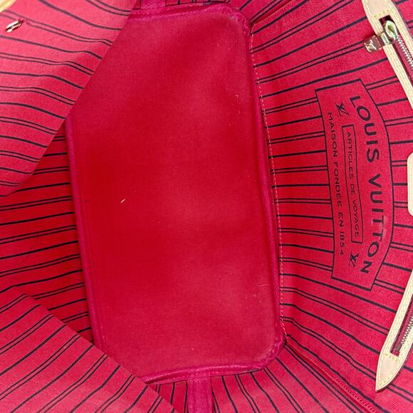 Louis Vuitton Brown Monogram Neverfull MM Tote Bag - Picture 4 of 4